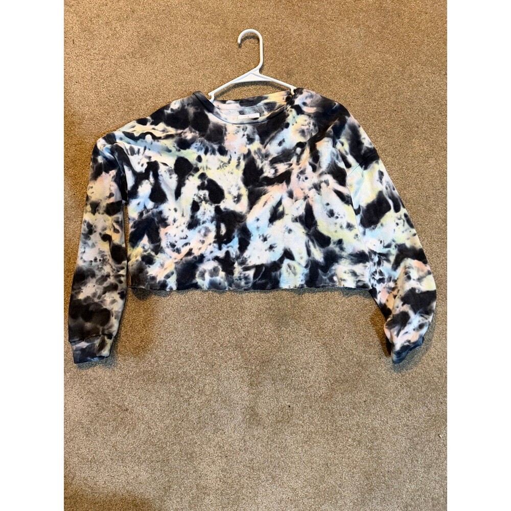 Colsie Tie Dye Cropped Sweater Medium Like New